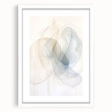 Minimalist Abstract Wall Art - Soft Flowing Lines in Neutral Tones