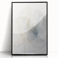 Minimalist Abstract Wall Art - Soft Flowing Lines in Neutral Tones