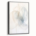 Minimalist Abstract Wall Art - Soft Flowing Lines in Neutral Tones