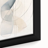 Minimalist Abstract Wall Art - Soft Curved Lines in Neutral Hues