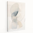 Minimalist Abstract Wall Art - Soft Curved Lines in Neutral Hues