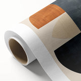 Geometric Minimalist Wall Art - Bold Circle Design in Neutral Tones