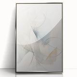 Minimalist Abstract Wall Art - Soft Flowing Curves in Neutral Tones