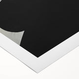 Minimalist Abstract Wall Art - Bold Black and White Modern Design