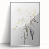 Minimalist Floral Wall Art - Delicate Watercolor Flower in Soft Tones