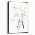 Minimalist Floral Wall Art - Delicate Watercolor Flower in Soft Tones