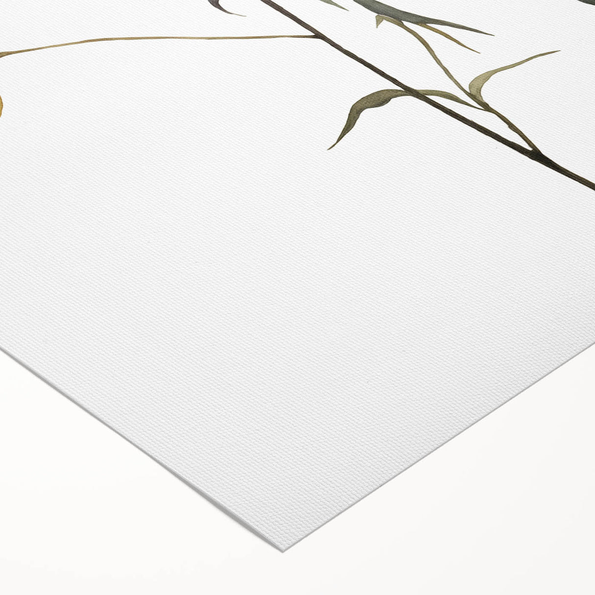 Minimalist Floral Wall Art - Delicate Watercolor Flower in Soft Tones