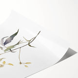 Minimalist Floral Wall Art - Delicate Watercolor Flower in Soft Tones