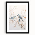 Minimalist Bird Wall Art - Delicate Watercolor Birds and Branches Design