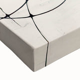 Bold Minimalist Abstract Wall Art - Dynamic Blue and Black Design