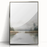 Minimalist Watercolor Landscape Wall Art - Tranquil Nature Scene