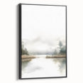 Minimalist Watercolor Landscape Wall Art - Tranquil Nature Scene
