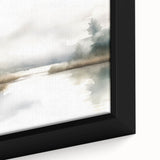 Minimalist Watercolor Landscape Wall Art - Tranquil Nature Scene