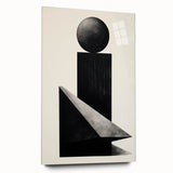 Minimalist Wall Art – Modern Black Geometric Shapes for Simple Home Decor