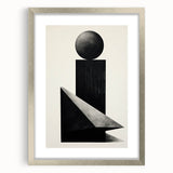 Minimalist Wall Art – Modern Black Geometric Shapes for Simple Home Decor