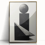 Minimalist Wall Art – Modern Black Geometric Shapes for Simple Home Decor