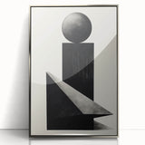 Minimalist Wall Art – Modern Black Geometric Shapes for Simple Home Decor