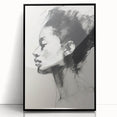Minimalist Wall Art – Modern Abstract Portrait in Clean Line Design