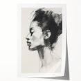 Minimalist Wall Art – Modern Abstract Portrait in Clean Line Design
