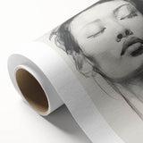 Minimalist Wall Art – Modern Abstract Female Portrait for Elegant Decor
