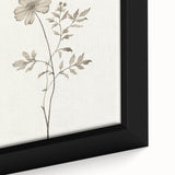 Minimalist Wall Art – Delicate Botanical Flower Sketch for Modern Decor