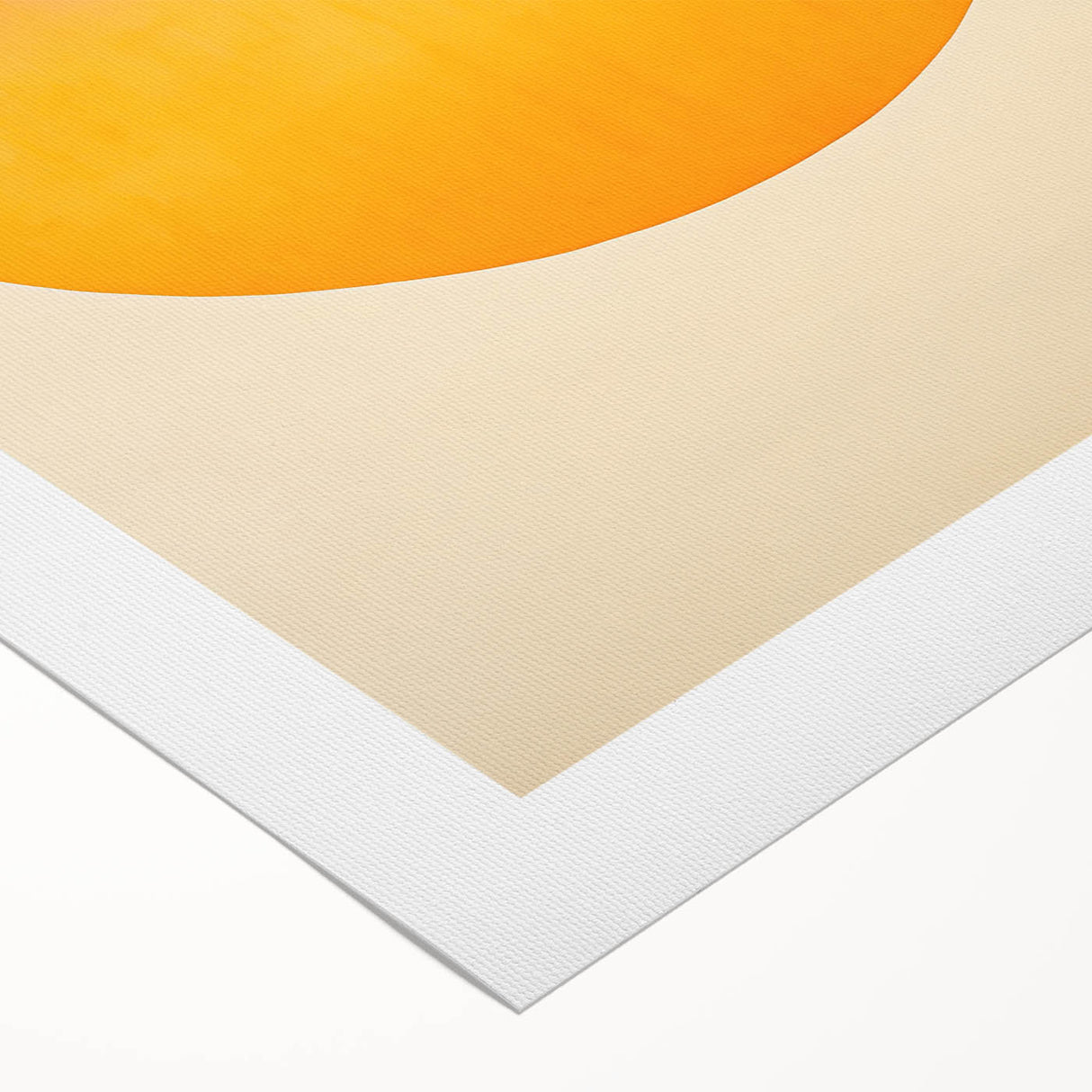 Minimalist Wall Art – Abstract Circle in Sunset Hues for Modern Decor