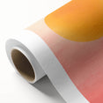 Minimalist Wall Art – Bold Sunset Circle in Pink and Orange Tones for Decor