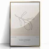 Modern Minimalist Art: Clean Line Botanical Minimalist Wall Art Print