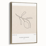 Modern Minimalist Art: Clean Line Botanical Minimalist Wall Art Print