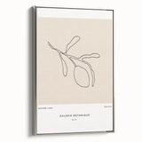 Modern Minimalist Art: Clean Line Botanical Minimalist Wall Art Print