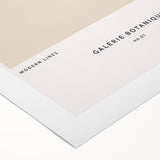 Modern Minimalist Art: Clean Line Botanical Minimalist Wall Art Print