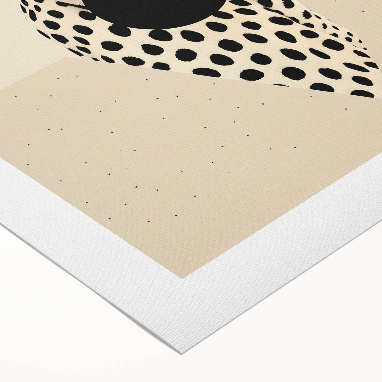 Abstract Minimalist Art: Modern Leopard Geometric Minimalist Wall Art Print