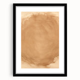 Minimalist Wall Art: Abstract Beige and Brown Minimal Art Print