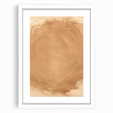 Minimalist Wall Art: Abstract Beige and Brown Minimal Art Print