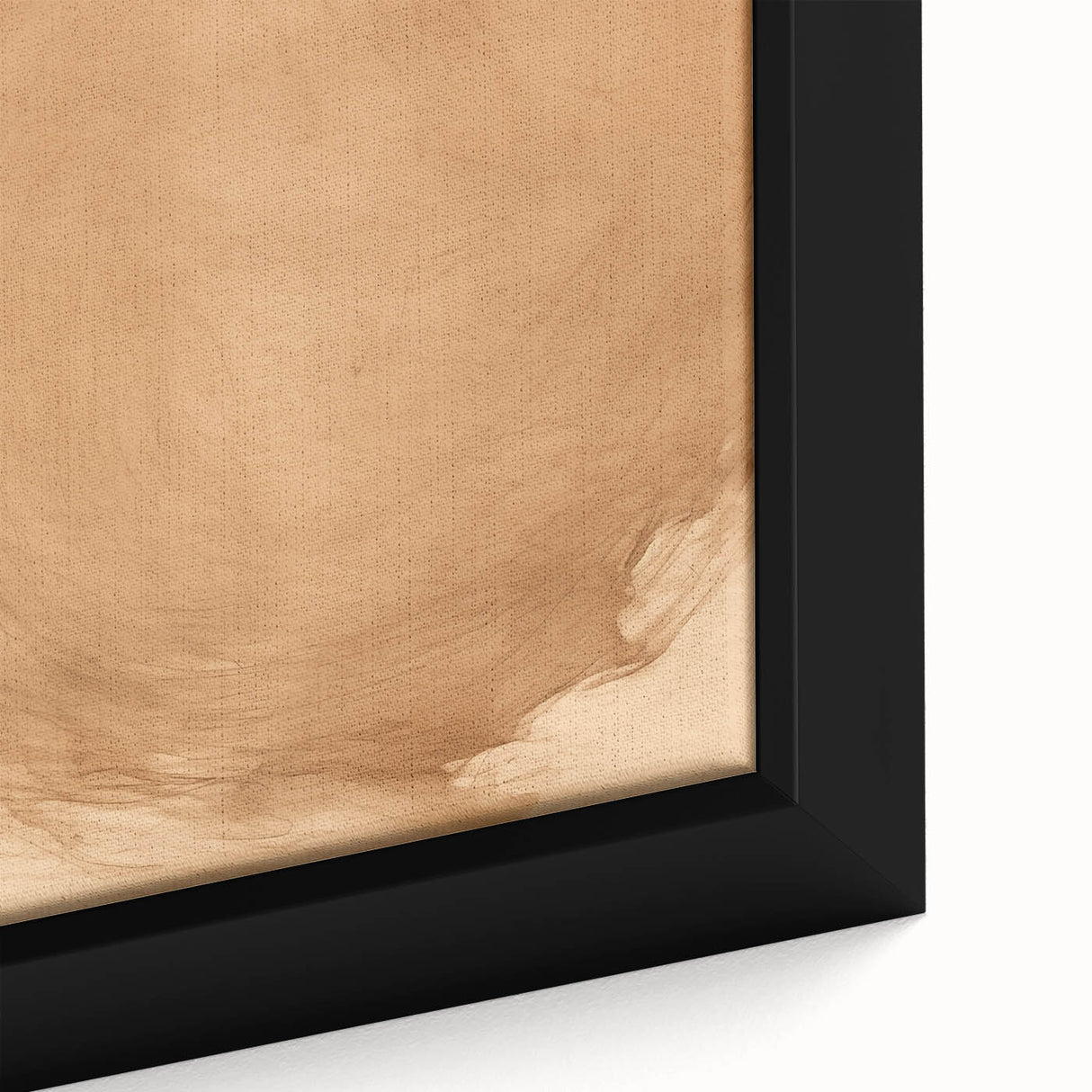 Minimalist Wall Art: Abstract Beige and Brown Minimal Art Print
