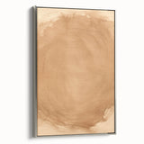 Minimalist Wall Art: Abstract Beige and Brown Minimal Art Print