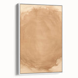 Minimalist Wall Art: Abstract Beige and Brown Minimal Art Print