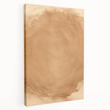 Minimalist Wall Art: Abstract Beige and Brown Minimal Art Print