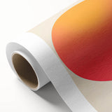 Minimalist Wall Art: Vibrant Gradient Circle in Sunset Glow