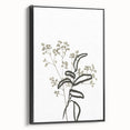 Minimalist Botanical Wall Art: Modern Nature-Inspired Line Art Print