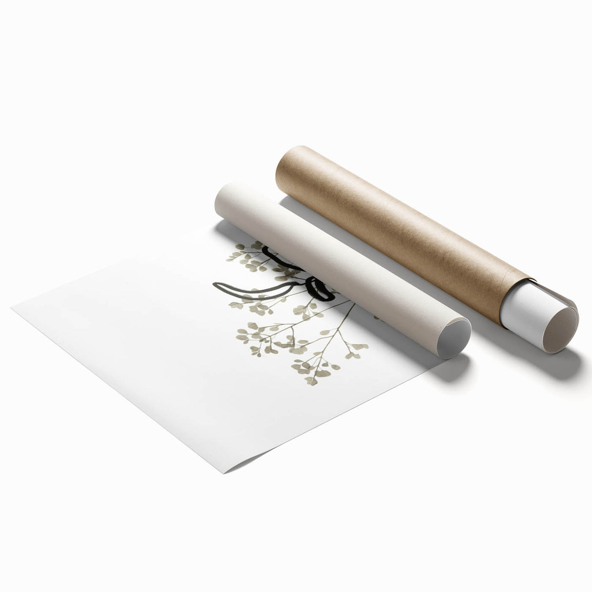 Minimalist Botanical Wall Art: Modern Nature-Inspired Line Art Print