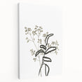 Minimalist Botanical Wall Art: Modern Nature-Inspired Line Art Print