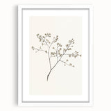 Minimalist Botanical Art Print: Simple Nature-Inspired Wall Art in Neutral Tones