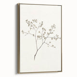 Minimalist Botanical Art Print: Simple Nature-Inspired Wall Art in Neutral Tones