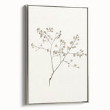 Minimalist Botanical Art Print: Simple Nature-Inspired Wall Art in Neutral Tones