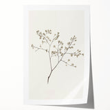 Minimalist Botanical Art Print: Simple Nature-Inspired Wall Art in Neutral Tones