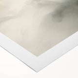 Minimalist Abstract Art: Soft Neutral Tones with Flowing Organic Shapes