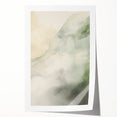 Minimalist Abstract Art: Soft Neutral Tones with Flowing Organic Shapes