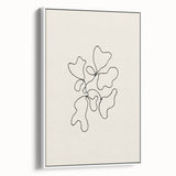 Minimalist Abstract Line Art: Organic Shapes in Clean Black Lines