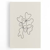 Minimalist Abstract Line Art: Organic Shapes in Clean Black Lines